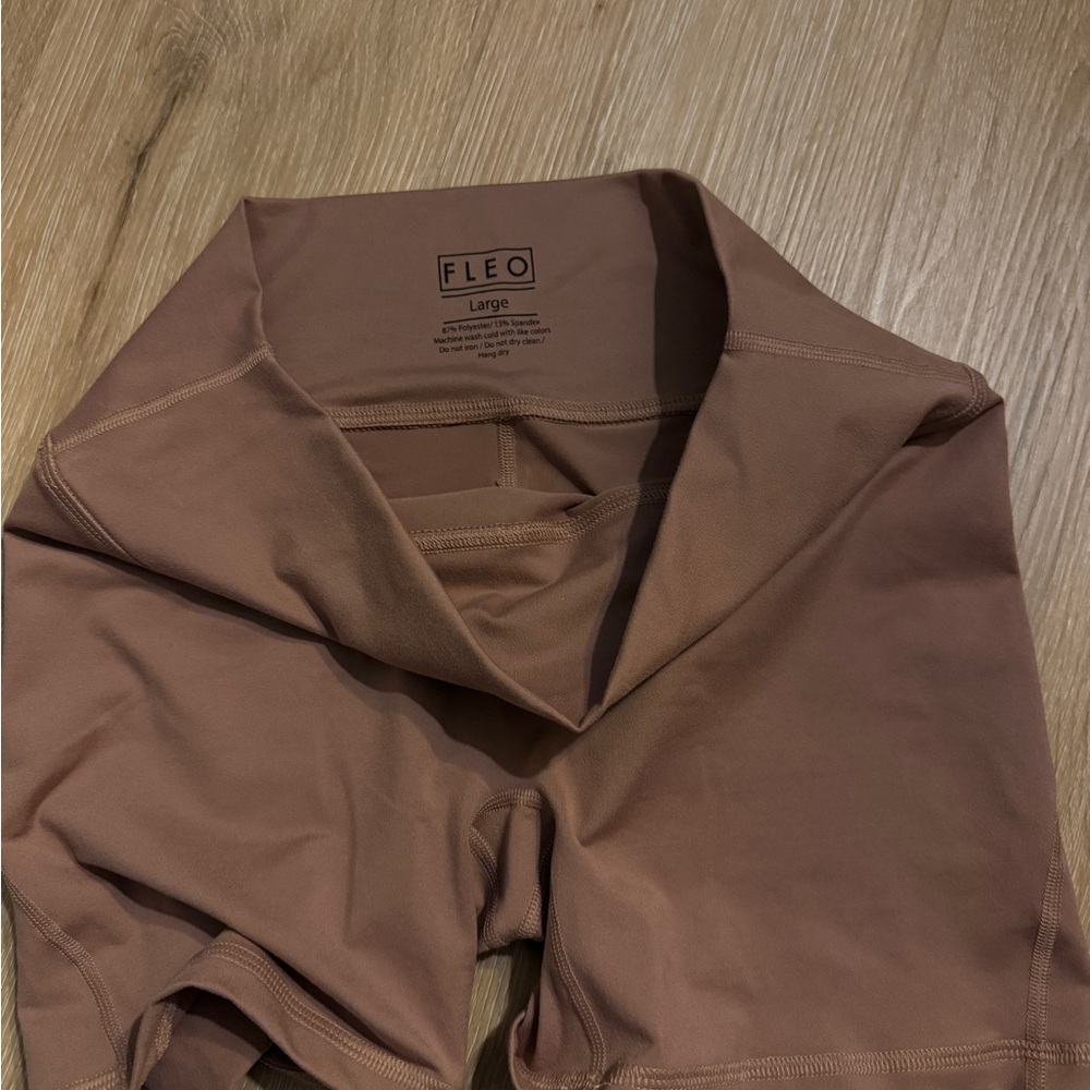 Fleo Women's Tan Athletic Shorts - Picture 3 of 3